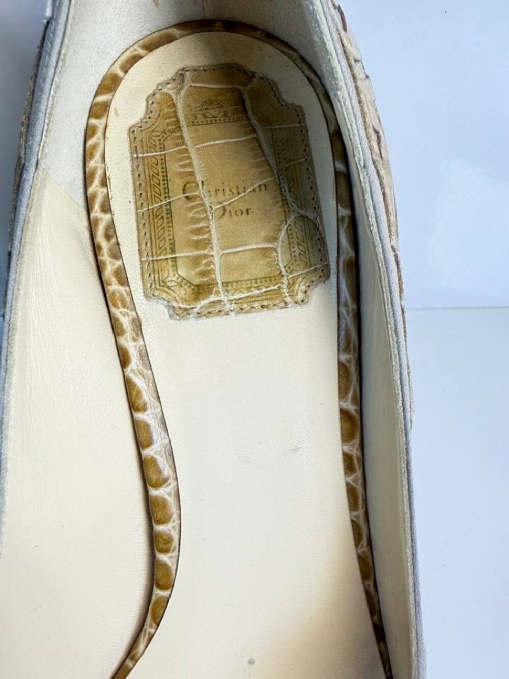 Vintage Christian Dior Leather Pumps – Made in Italy - EU 38 / US 8 - Picture 13 of 16